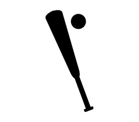 Wall Mural - baseball bat icon