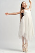 © SHOTPRIME STUDIO - little ballerina in white dress posing