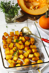 Sticker - Baked pumpkin with herbs