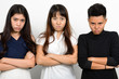 © Ranta Images - Group Of Three Young Asian Woman Indoors Against White Background