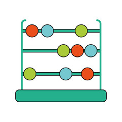 Poster - Isolated abacus design