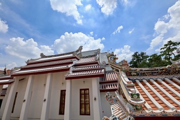 Wall Mural - The building is within the temple grounds