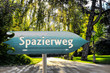 Schild 254 - Spazierweg
