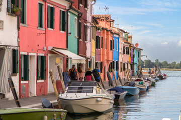 Colorful houses in Burano, Venice