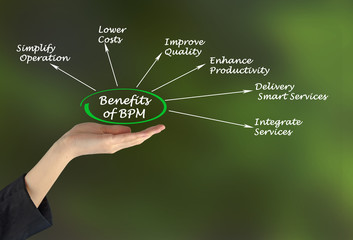 Sticker - Benefits of BPM