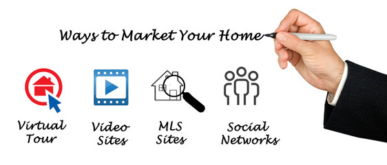 Wall Mural - Marketing your home