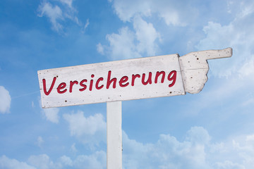 Wall Mural - Schild 194 - Versicherung