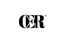 CER Logo Branding Letter. Vector Graphic Design. Useful As App Icon, Alphabet Combination, Clip-art, And Etc.
