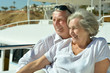 © aletia2011 - Elderly couple resting on yacht