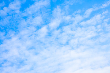 Wall Mural - pale blue sky with clouds