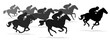 © AryanRaj - Horse running, silhouette, racecourse, competition,