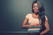 © fotofabrika - beautiful female african american university student portrait