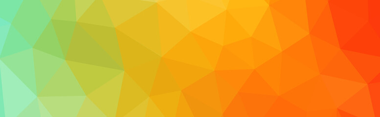 abstract gradient low poly illustration banner