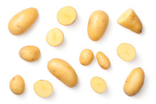 Potatoes Isolated On White Background