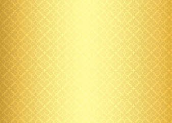 Wall Mural - Luxury golden background with ornamental pattern