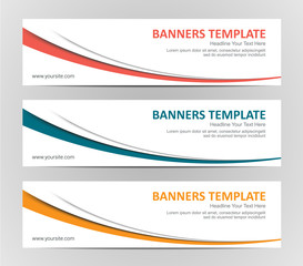 abstract web banner design background or header templates