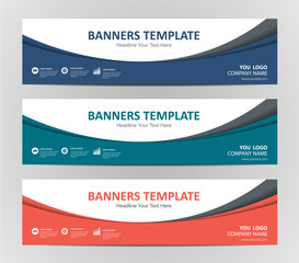 Wall Mural - abstract web banner design background or header templates