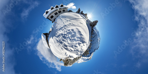 Dekoracja na wymiar  panorama-360-z-gory-w-alpach-szwajcarskich