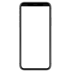 Poster - high detail phone front side vector drawing eps10 format isolated on white background