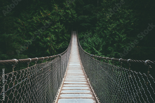 Naklejka most linowy  lynn-valley-suspensin-bridge-north-vancouver