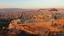 Acropolis Of Athens Aerial View