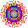 © baronred - Multicolored flower pattern