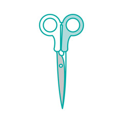 Sticker - Isolated scissor design