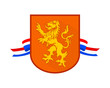 orange netherlands lion emblem