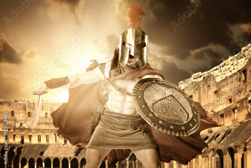 Naklejki Gladiator ancient-soldier-or-gladiator