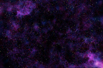 Wall Mural - polygonal space background
