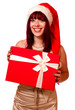 © VRD - Junge Frau mit Nikolausmütze und Geschenk