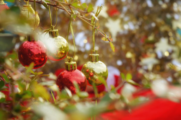 Wall Mural - christmas concept bokeh background