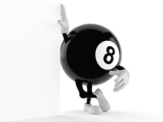 Wall Mural - Eight ball character