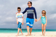 © BlueOrange Studio - Father with kids at beach
