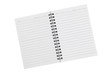 © bohbeh - Blank spiral notebook with line paper isolated on white background