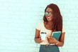 © fotofabrika - beautiful female african american university student portrait