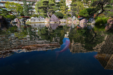 Japanese garden in Monte Carlo