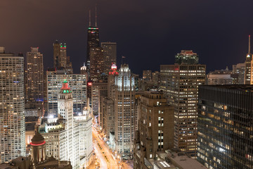 Fototapete - Chicago Magnificent Mile