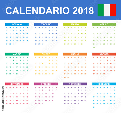 Календарь итальянский на 25 год