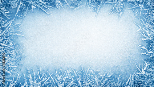 Ice border background Fototapeta