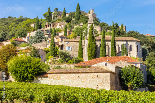 Fotografía village perché de la Roque sur Cèze, Gard, Occitanie, France