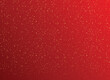 Christmas red background with Golden dots decorations and Gold glitters.
