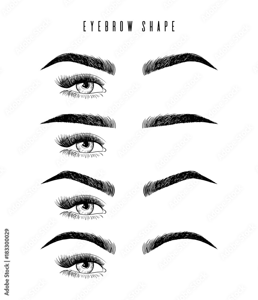 Eyebrow Shapes for 2025: The Trends That Complement Every Face — Singapore  best eyebrow embroidery eyeliner lip misty eyebrow microblading 6D eyebrow, image size:860x1000