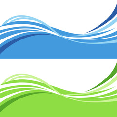 Abstract color wave background