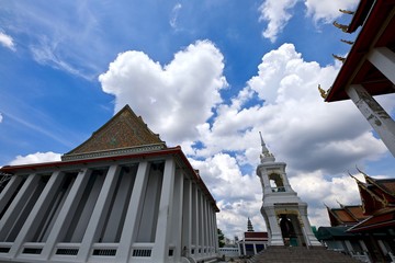 Wall Mural - Buildings built on the temple grounds.