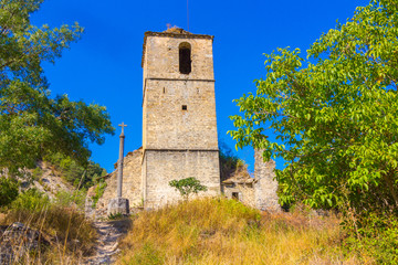 Wall Mural - Bell Tower of the old church