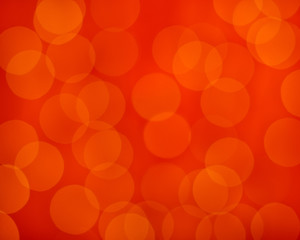 Christmas red abstract background with bokeh defocused lights