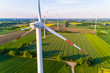 Windrad aus der Luft, Deutschland