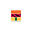 logo sushi japanese food icon design graphic