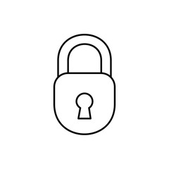 lock icon illustration